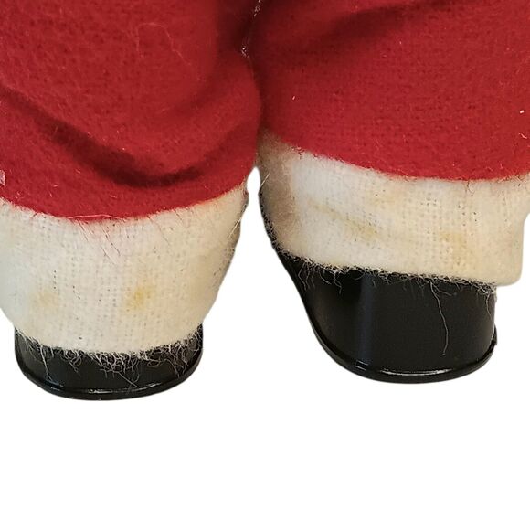 Vintage Wind Up Santa Claus Figurine Playing Drum Christmas Decor - Working - Picture 15 of 15